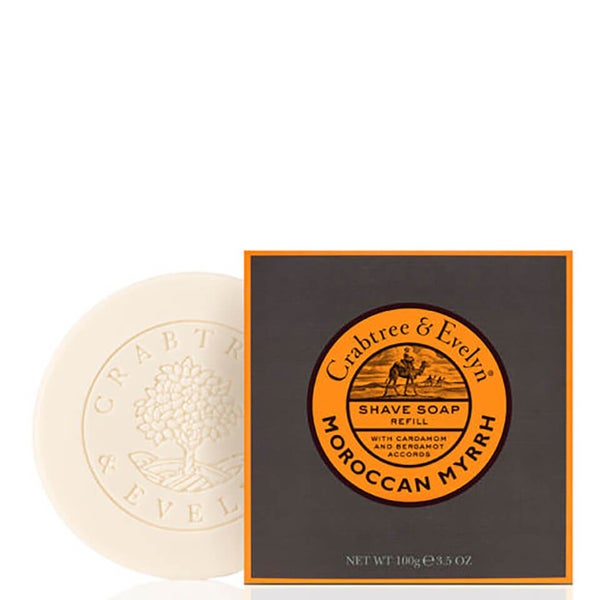 Crabtree & Evelyn Moroccan Myrrh Shave Soap Refill (100g) LOOKFANTASTIC