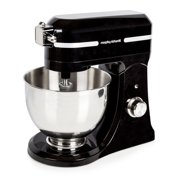 Morphy Richards 400008 Professional Diecast Stand Mixer with Guard - Black