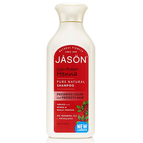 Color Protect Henna Shampoo de JASON (480ml)