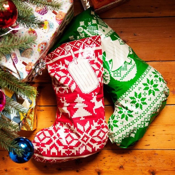 Emballages Cadeaux Chaussettes de Noël
