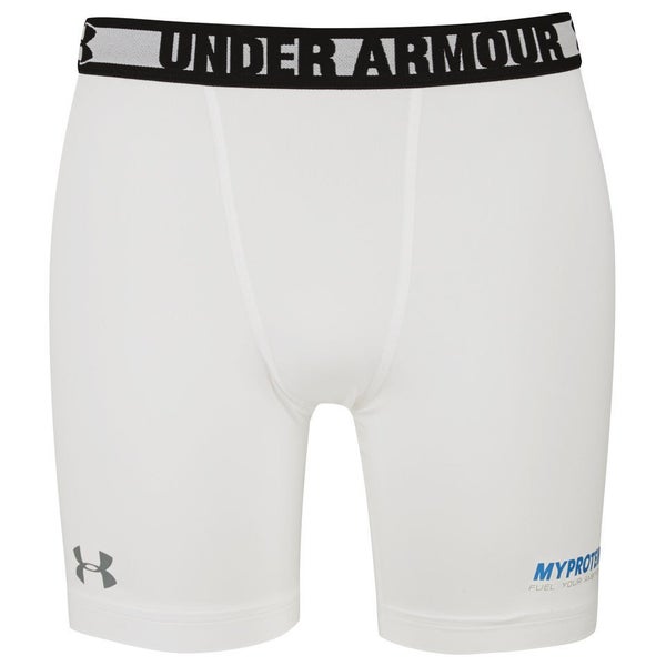 Myprotein Under Armour® Men's Heatgear Sonic Compression Shorts - White