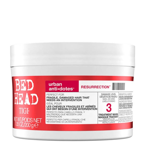 TIGI Bed Head Urban Antidotes Resurrection Treatment Mask (200g) LOOKFANTASTIC