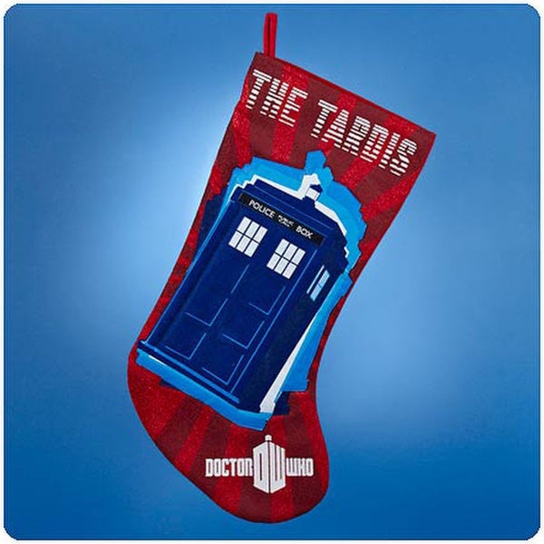 Doctor Who Tardis Red Christmas Stocking