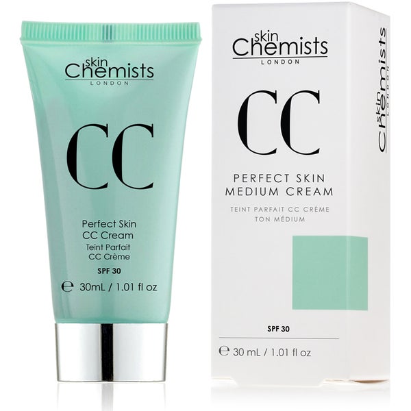 skinChemists Perfect Skin CC Cream with SPF 30 - Medium (30ml)