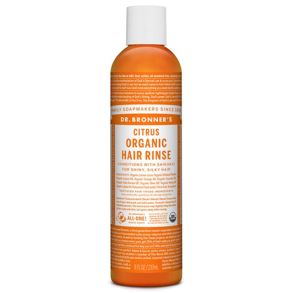 Dr. Bronner Organic Citrus Hair Conditioner Rinse (236ml)