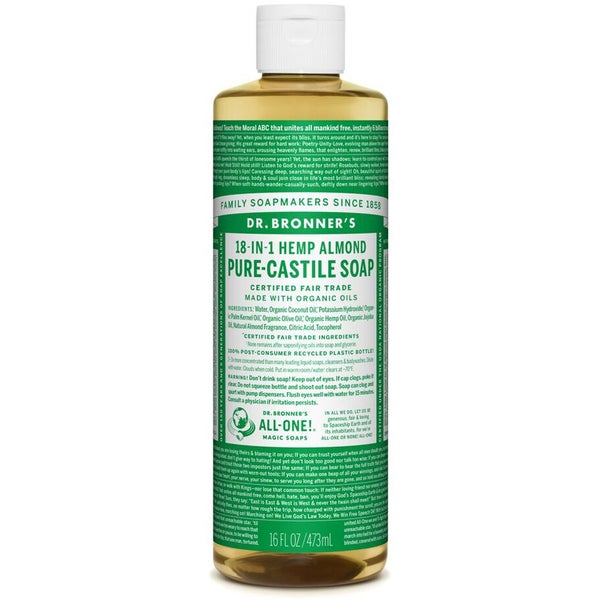 Dr. Bronner Organic Almond Castile Liquid Soap (473ml)