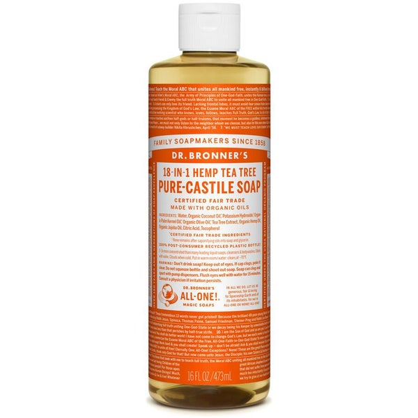 Dr. Bronner Organic Tea Tree Castile Liquid Soap (473ml)