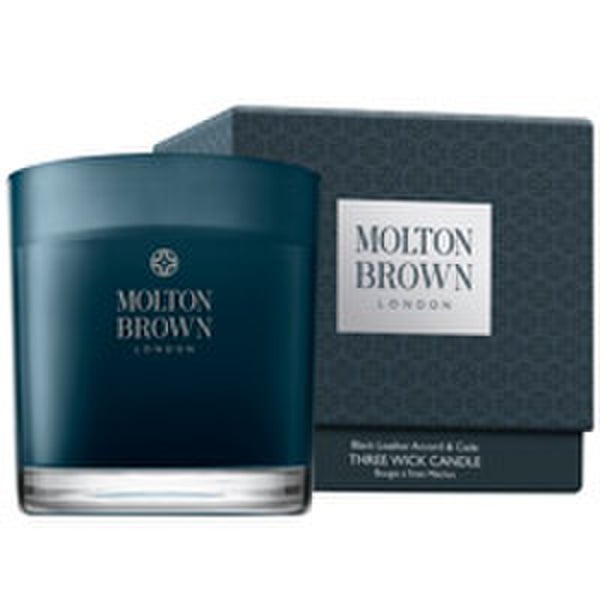 Molton Brown Black Leather Accord and Cade Single Wick Candle