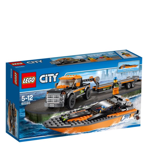 LEGO City: 4x4 met speedboot (60085)