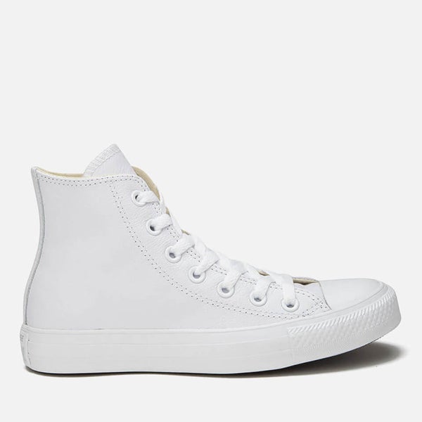 white leather chuck taylors high tops