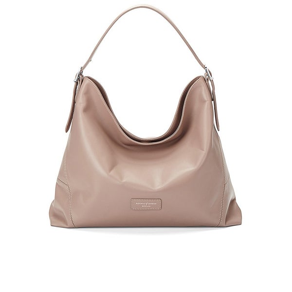 Aspinal of London Hobo Bag - Smooth Nude