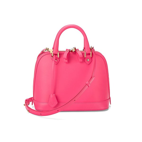 Aspinal of London Hepburn Mini Tote Bag - Smooth Neon Pink