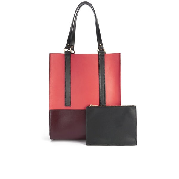 Danielle Foster Women's Kelly Tote Bag - Black/Coral/Burgundy