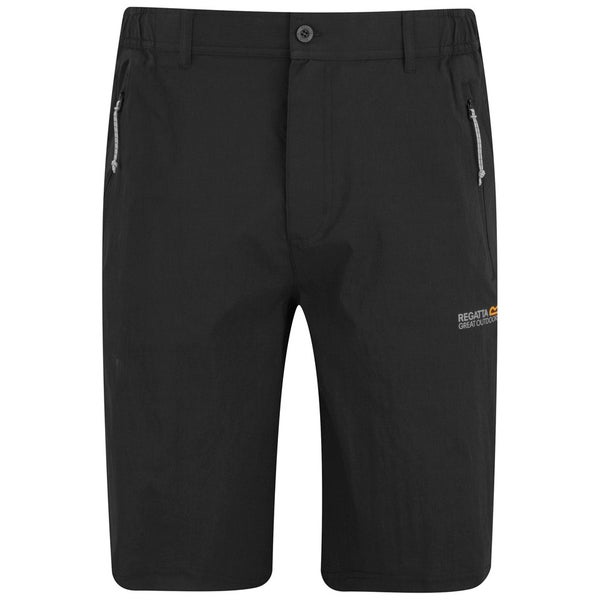 Regatta Men's Point 214 Fellwalk Water Repellent Stretch Shorts - Black