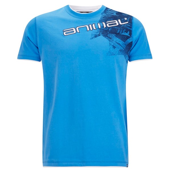 Animal Men's Linsdo Deluxe T-Shirt - Mid Blue