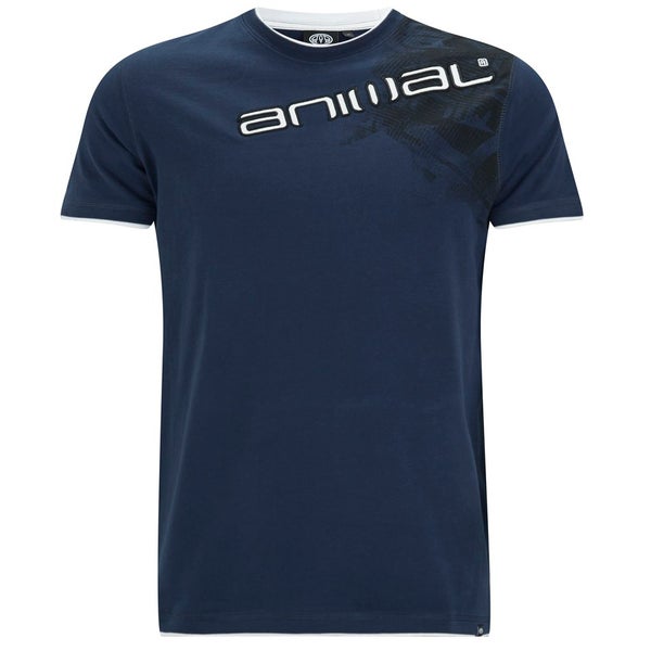 Animal Men's Linsdo Deluxe T-Shirt - Indigo