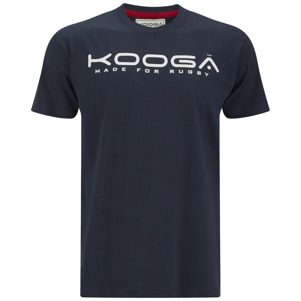 Kooga Men's Cotton Logo T-Shirt - Navy/White