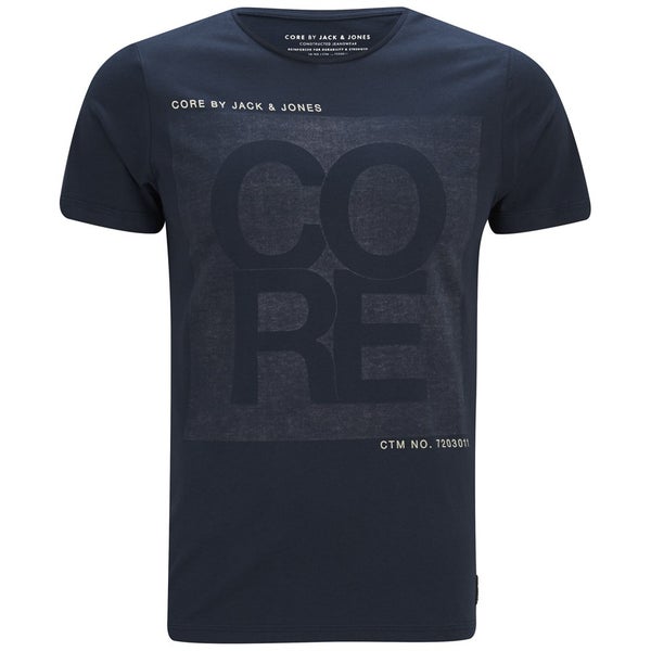 Jack & Jones Men's Core Box T-Shirt - Navy