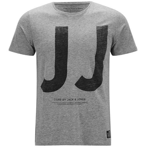 Jack & Jones Men's JJ Box T-Shirt - Grey Marl