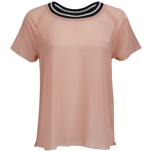 ONLY Women's Lill Sporty Top - Peach