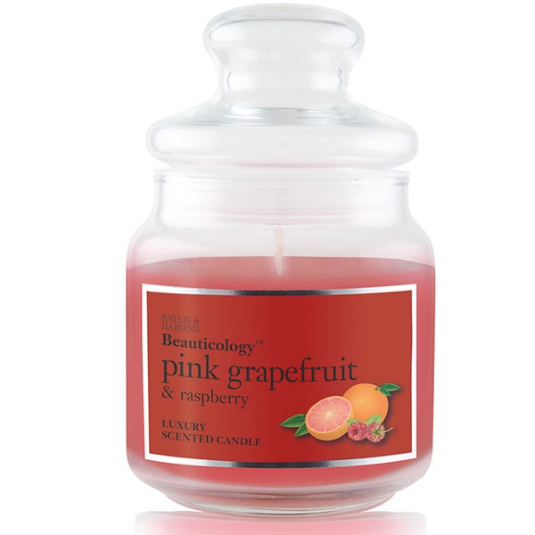 Baylis & Harding Beauticology Pink Grapefruit and Raspberry Single Wick Jar Candle