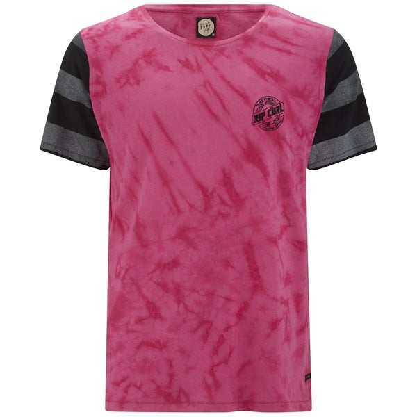 Rip Curl Men's Aerocraft Premium Pro Fit T-Shirt - Pink/Black
