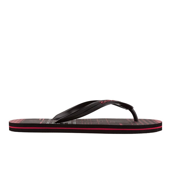 Rip Curl Men's Space Jam EVA Flip Flops - Black/Red