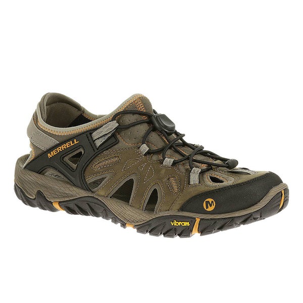 Merrell Men's All Out Blaze Sieve Hydro Hiking Shoes - Brindle/Butterscotch