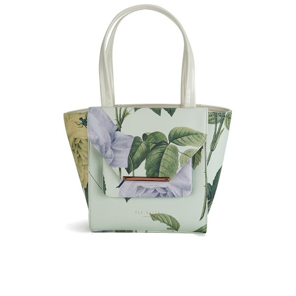 Ted Baker Women's Damaris Distinguish Rose Crosshatch Small Tote Bag - Mint