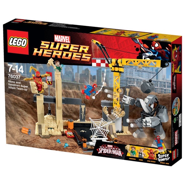 LEGO Marvel Super Heroes: L'équipe de super vilains de Rhino et de l'homme-sable (76037)