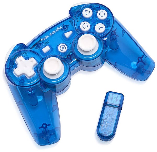 Rock Candy Blueberry Boom Wireless PS3 Controller 