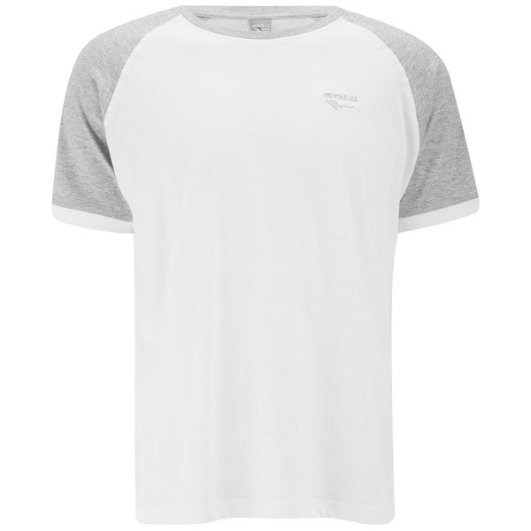 Gola Men's Ralph Colour Block T-Shirt - White/Grey Marl
