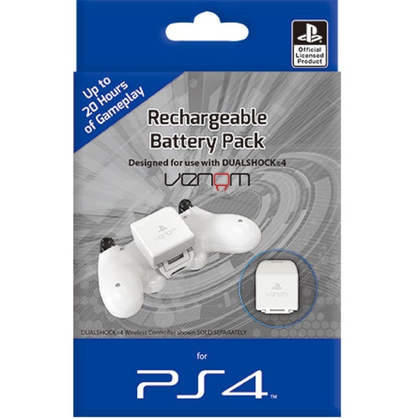 Pack Batterie Rechargeable PS4 -Blanc