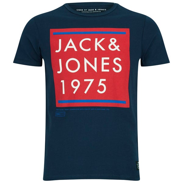 Jack & Jones Men's Colour T-Shirt - Dress Blue