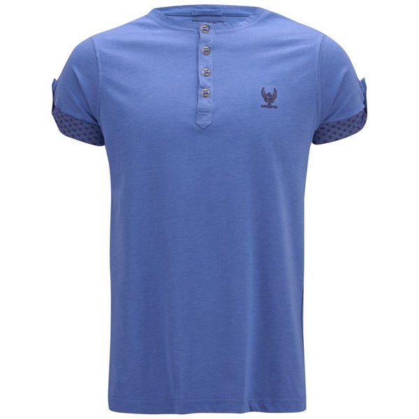 Ringspun Men's Pops Pin Sleeve T-Shirt - Royal