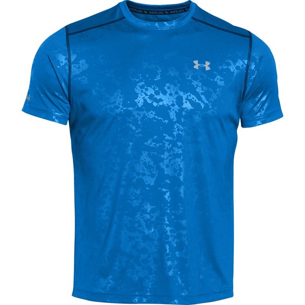 Under Armour Men's Coldblack Short Sleeve Running T-Shirt - Blue Jet/Reflective