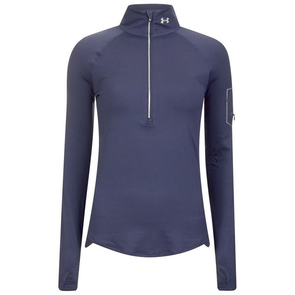 Under Armour Women's Fly Fast 1/2 Zip Running Top - Faded Ink/Reflective