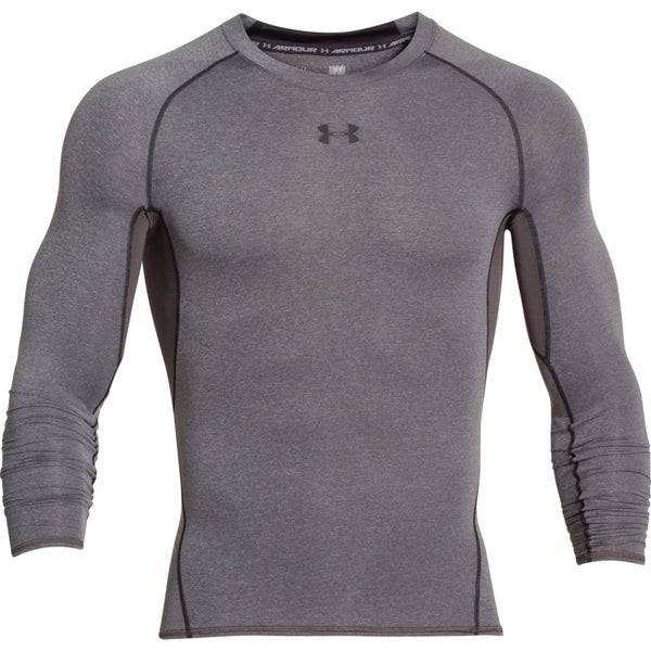 T-Shirt Compression HeatGear® à manches longues Under Armour -Gris