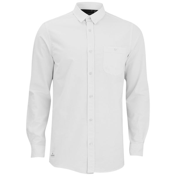 WeSC Men's Lye Long Sleeved Shirt - White