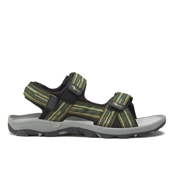 Gola Men's Pilgrim Sports Sandals - Forest Green/Stone/Black