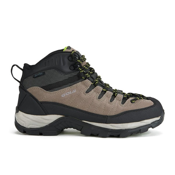 Gola Men's Aberdare Hi Dri-Tex Waterproof Hiking Boots - Grey/Lime ...