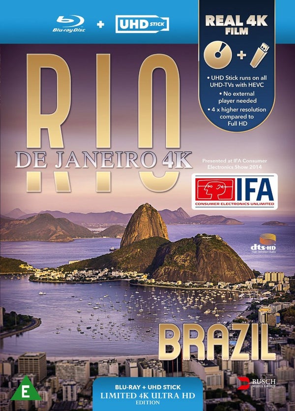 Rio De Janeiro, Brazil - 4K Ultra HD Stick & Disc (Includes 3D)
