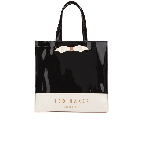 Ted Baker Blockon Colour Block Large Bow Icon Bag - Black