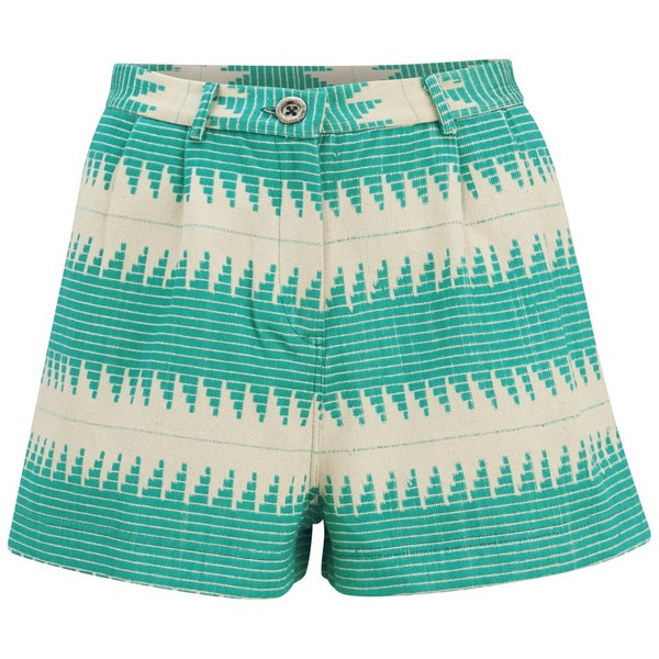 Mara Hoffman Women's Jaquard Shorts - Turquoise
