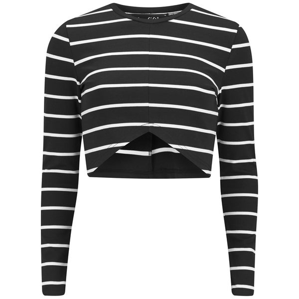 The Fifth Label Women's Paperback Long Sleeved Top - Black/White