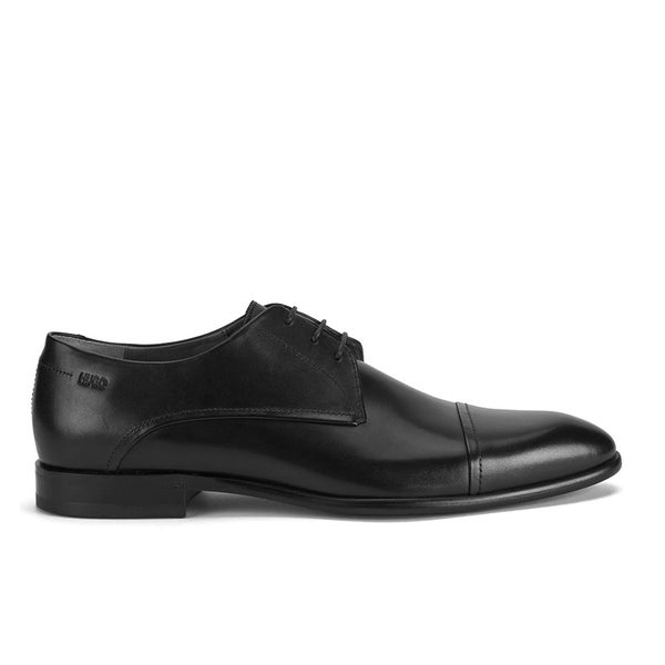 HUGO Men's C-Drescol Toe Cap Leather Derby Shoes - Black