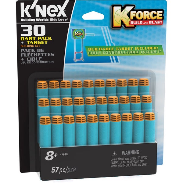 K'NEX K-Force 30 Dart Pack + Target Building Set (47528)
