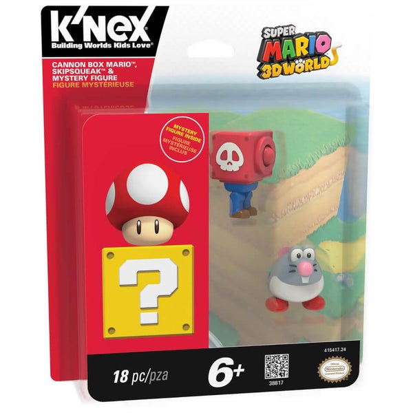 K'NEX Mario Kart: Cannon Box Mario, Draglet and Mystery (38817