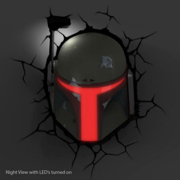 Star Wars Boba Fett 3D Wall Light