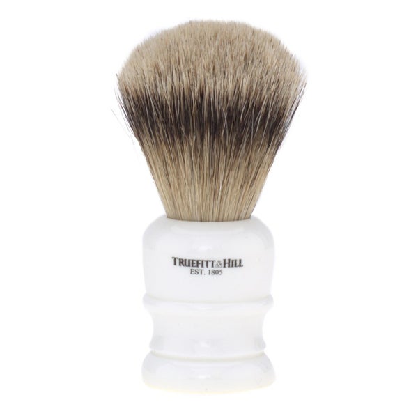 Truefitt & Hill Wellington Super Badger Shave Brush - Faux Porcelain